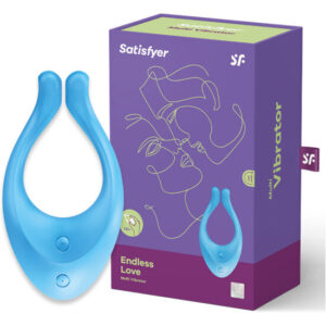 Satisfyer Partner Multifun 1 — Couples Vibrator, Blue — Clitoral Stimulators — view 2