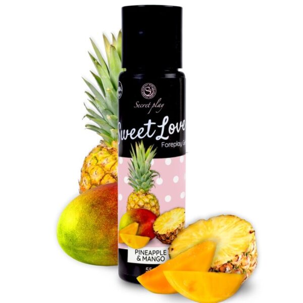 Secretplay Sweet Love Mango and Pineapple — Edible Lube, 60 ml — Flavored Lubricants