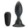 Mr Play — Vibrating Butt Plug, Remote Control, Black — Anal