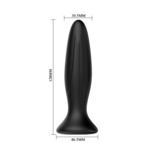 Mr Play — Vibrating Butt Plug, Rechargeable, Black — Anal — view 3