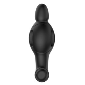 Mr Play — Vibrating Butt Plug, Silicone, Matte Black — Anal — view 2