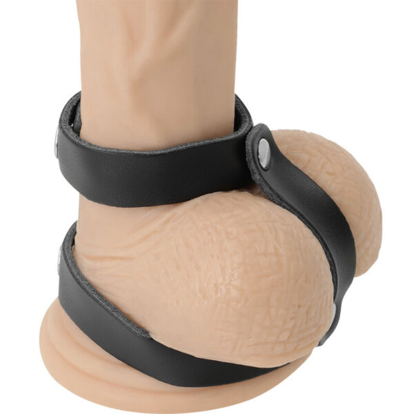 Darkness — Cock Ring, Synthetic Leather — Classic Cock Rings — view 5