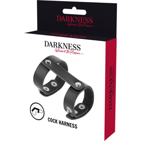 Darkness — Cock Ring, Synthetic Leather — Classic Cock Rings — view 3