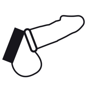 Darkness — Cock Ring, Black and Metal — Classic Cock Rings — view 4