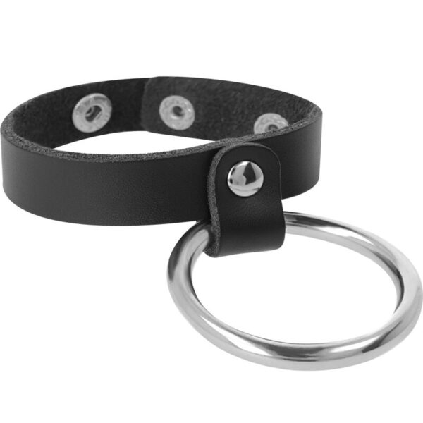 Darkness — Cock Ring, Black and Metal — Classic Cock Rings — view 3
