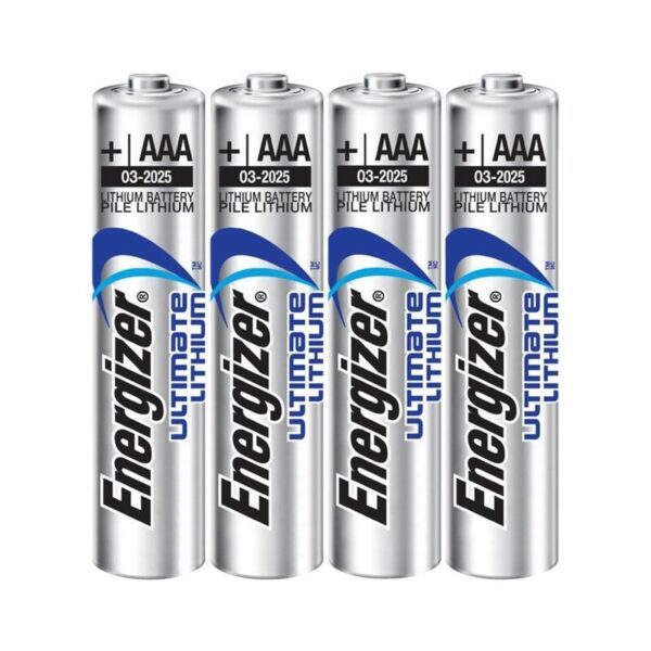Energizer Ultimate Lithium AAA L92 — Batteries, 4 Pack — Batteries & Spare Parts — view 2