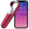 Satisfyer Dual Love — Air Pulse Stimulator, App-Controlled, Red — Air Pulse Vibrators