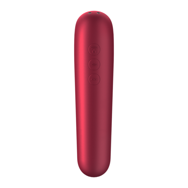 Satisfyer Dual Love — Air Pulse Stimulator, App-Controlled, Red — Air Pulse Vibrators — view 3