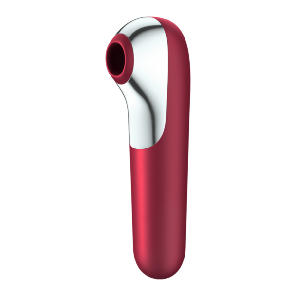 Satisfyer Dual Love — Air Pulse Stimulator, App-Controlled, Red — Air Pulse Vibrators — view 5