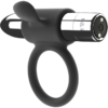 Black & Silver Cameron — Vibrating Cock Ring, Silver — Cock Rings