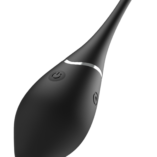 Black & Silver Jenell — Vibrating Egg, Remote Control — Clitoral Stimulators — view 4