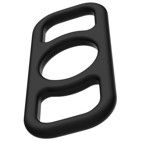 Addicted Toys 4-Piece — Cock Ring Set, Black — Classic Cock Rings — view 5