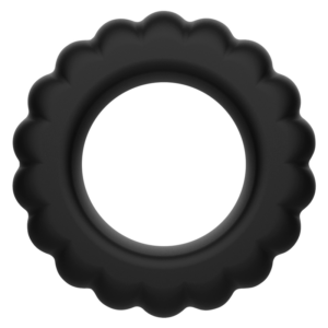 Addicted Toys 4-Piece — Cock Ring Set, Black — Classic Cock Rings — view 3