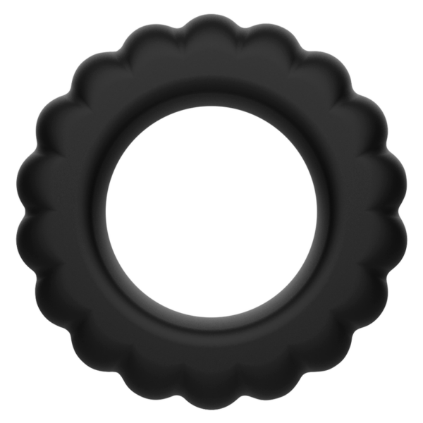 Addicted Toys 4-Piece — Cock Ring Set, Black — Classic Cock Rings — view 3