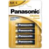 Panasonic Bronze AA LR6 — Batteries, 4 Pack — Batteries & Spare Parts