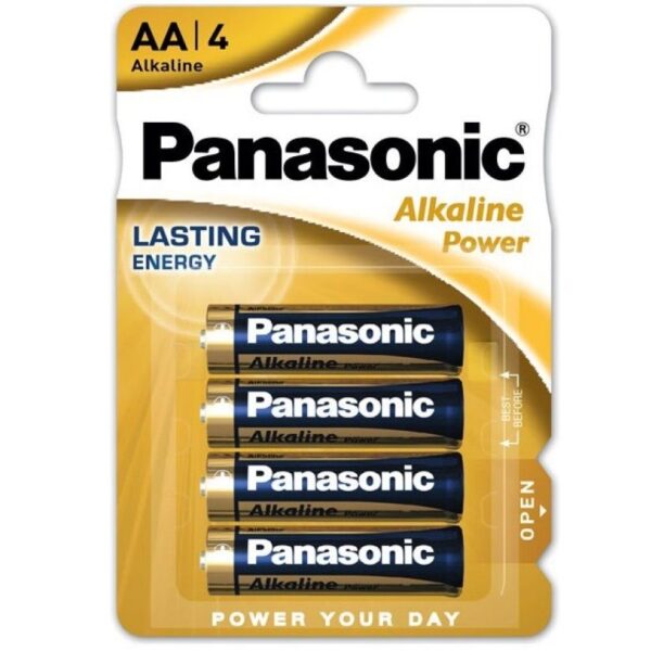 Panasonic Bronze AA LR6 — Batteries, 4 Pack — Batteries & Spare Parts