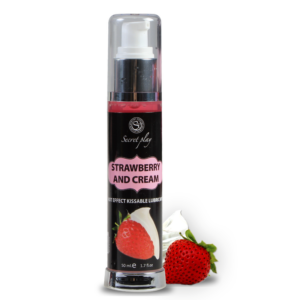 Secretplay Strawberries and Cream — Warming Lube, 50 ml — Flavored Lubricants — view 3