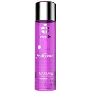 Swede Fruity Love — Warming Massage Oil, 60 ml, Raspberry Rhubarb — Body Massage Oils