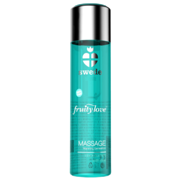 Swede Fruity Love — Warming Massage Oil, 120 ml, Currant Lime — Body Massage Oils