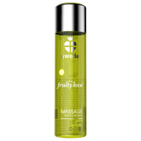 Swede Fruity Love — Warming Massage Oil, 120 ml, Vanilla Pear — Body Massage Oils