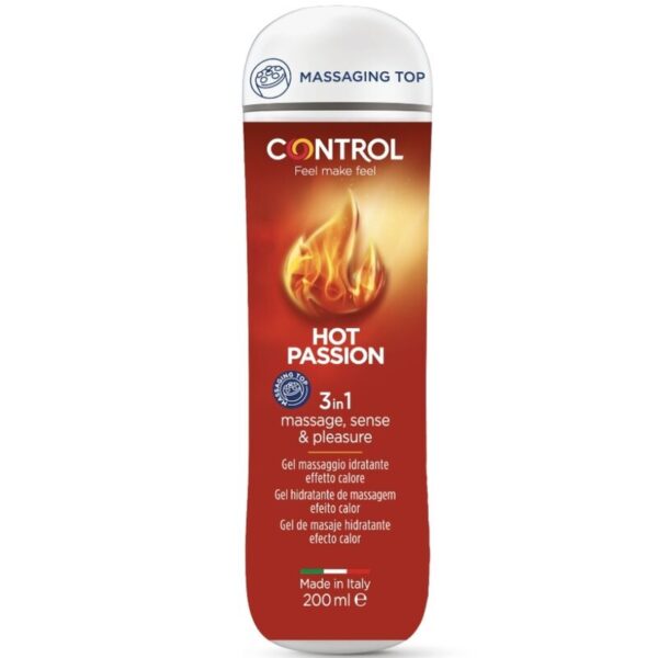 Control Hot Passion 3-in-1 — Warming Lube, 200 ml — Body Massage Oils