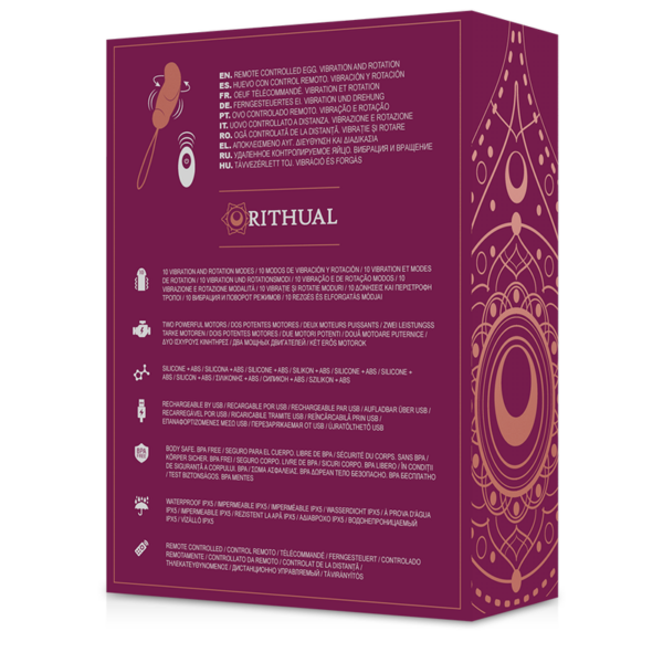 Rithual Esha — Vibrating Egg, Remote Control — Hi-Tech Vibrators — view 6