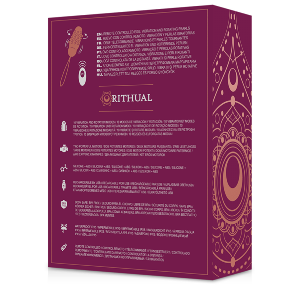 Rithual Sita — Vibrating Egg, Remote Control — Clitoral Stimulators — view 6
