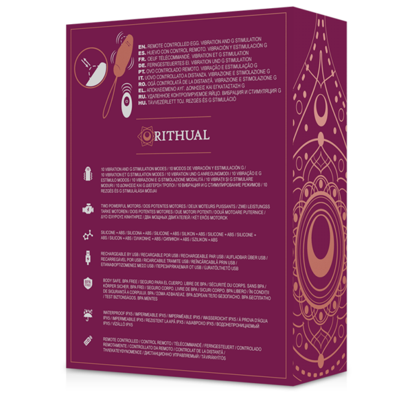 Rithual Priya — Vibrating Egg, Remote Control — Clitoral Stimulators — view 7