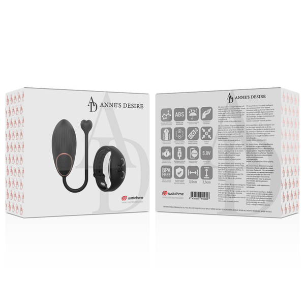 Anne’s Desire — Vibrating Egg, Remote Control, Black — Hi-Tech Vibrators — view 11
