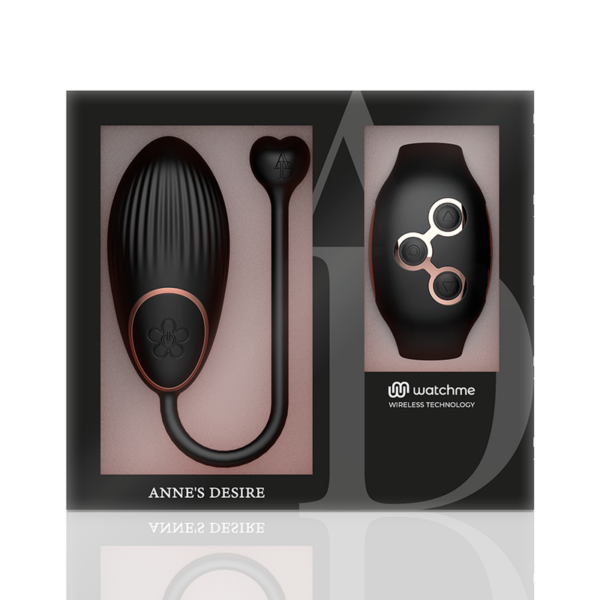 Anne’s Desire — Vibrating Egg, Remote Control, Black/Gold — Hi-Tech Vibrators — view 7