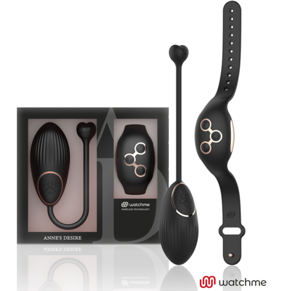 Anne’s Desire — Vibrating Egg, Remote Control, Black/Gold — Hi-Tech Vibrators