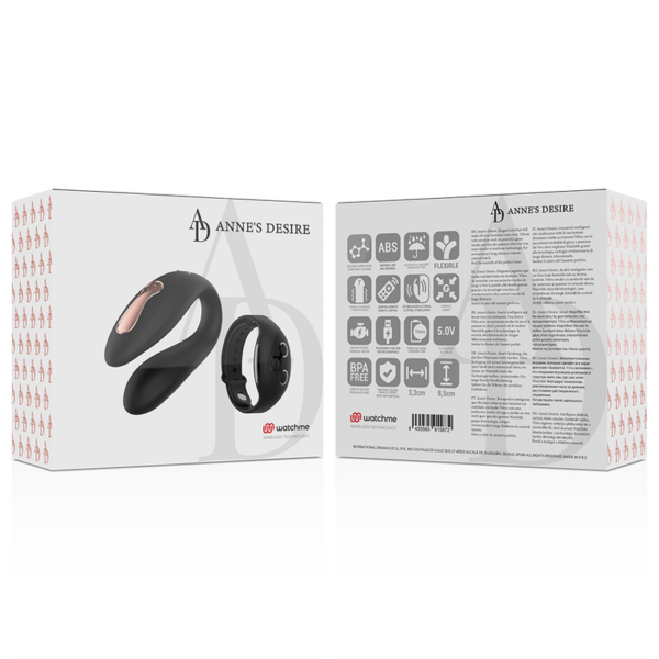 Anne’s Desire Dual — Couples Vibrator, Remote Control, Black — Clitoral Stimulators — view 15