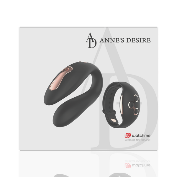 Anne’s Desire Dual — Couples Vibrator, Remote Control, Black/Gold — Clitoral Stimulators — view 16