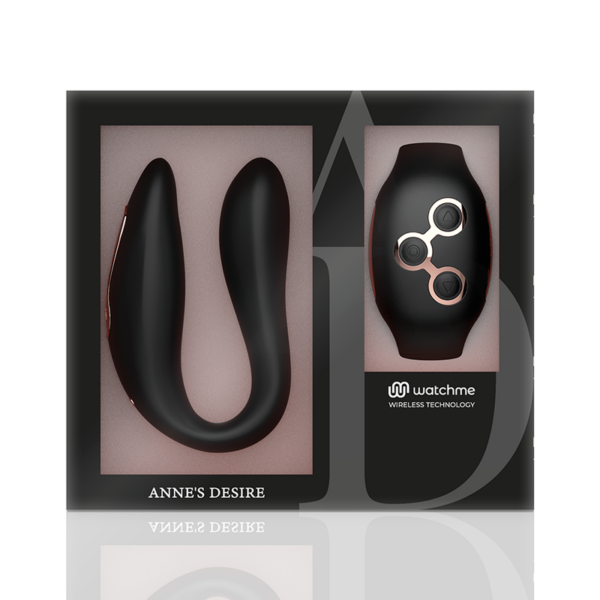 Anne’s Desire Dual — Couples Vibrator, Remote Control, Black/Gold — Clitoral Stimulators — view 14