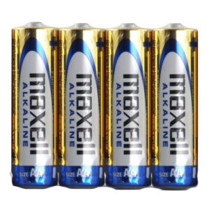 Maxell Alkaline AA LR6 — Batteries, 4 Pack — Batteries & Spare Parts