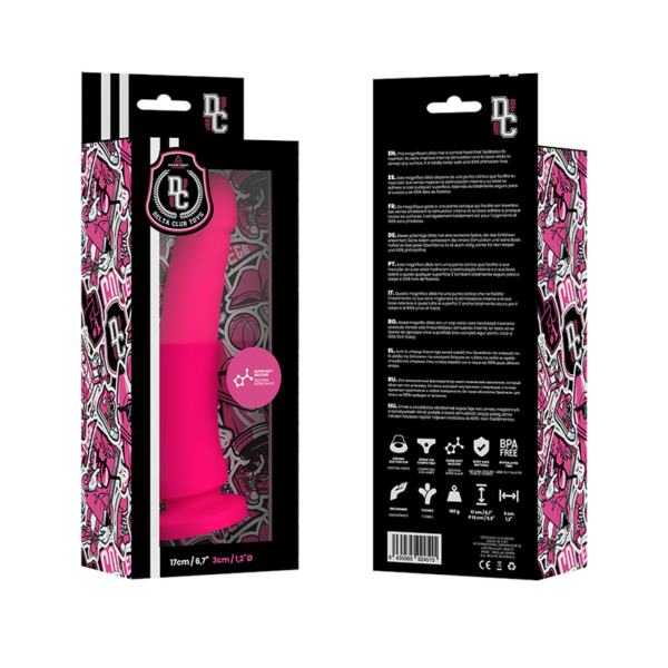 Delta Club — Realistic Dildo, Silicone, 17 cm, Pink — Dildos — view 2