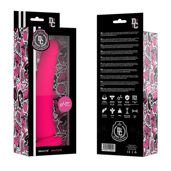 Delta Club — Realistic Dildo, Silicone, 20 cm, Pink — Dildos — view 5