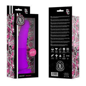 Delta Club — Realistic Dildo, Silicone, 20 cm, Lilac — Dildos — view 3