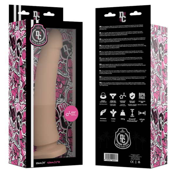 Delta Club — Realistic Dildo, Silicone, 23 cm, Natural — Dildos — view 5