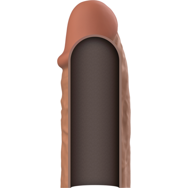 VirilXL Liquid Silicone V3 — Penis Extension Sleeve, Brown — Penis Accessories — view 8
