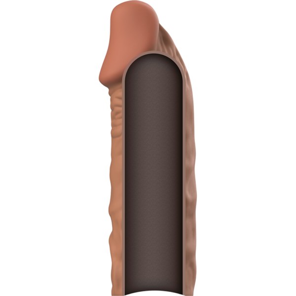 VirilXL Liquid Silicone V5 — Penis Extension Sleeve, Brown — Penis Accessories — view 7
