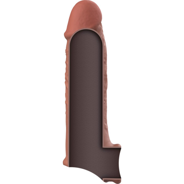 VirilXL Liquid Silicone V9 — Penis Extension Sleeve, Brown — Penis Accessories — view 7