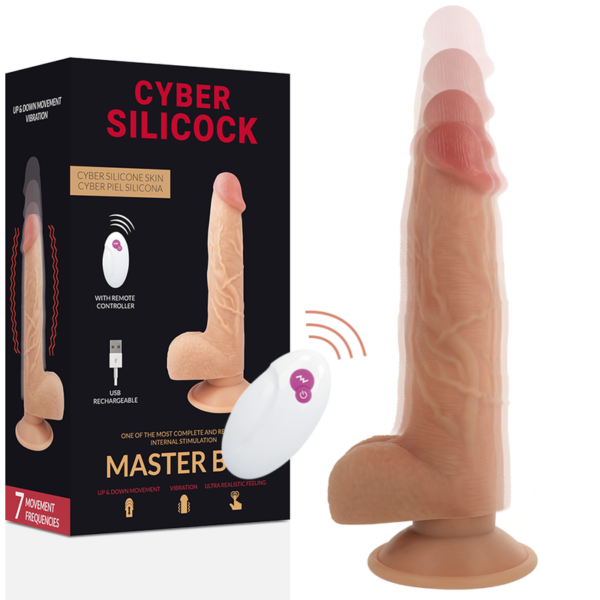Cyber Silicock Master Ben — Thrusting Vibrator, Remote Control — Realistic Vibrators
