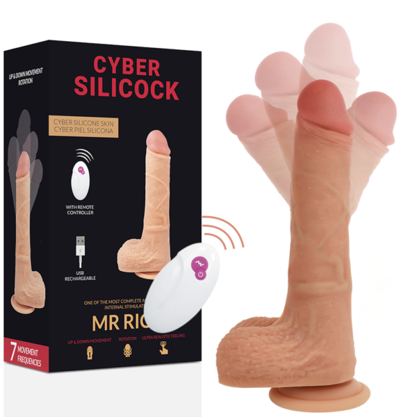 Cyber Silicock Mr Rick — Thrusting Dildo, Remote Control — Realistic Vibrators