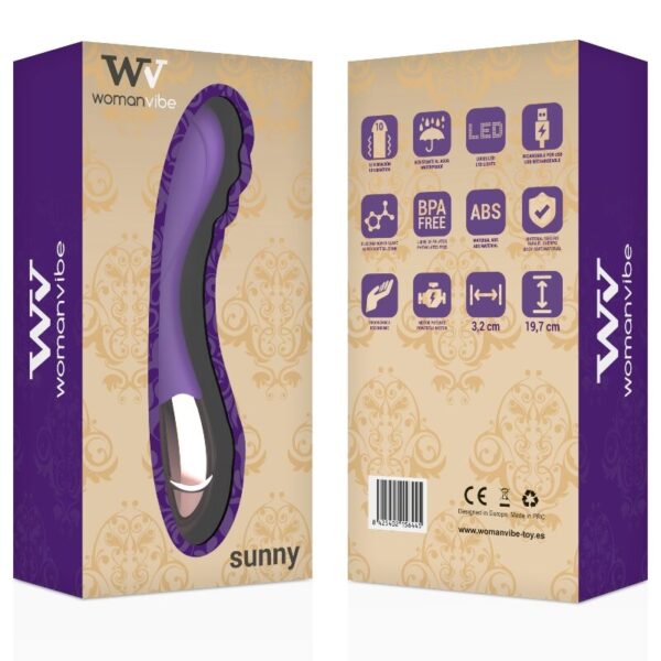 Womanvibe Sunny — G-Spot Vibrator, Rechargeable, Lilac — G-Spot Vibrators — view 2