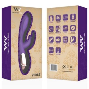 Womanvibe Viora — Rabbit Vibrator, Rechargeable, Lilac — G-Spot Vibrators — view 3