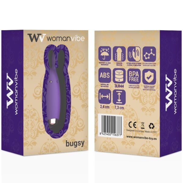 Womanvibe Bugsy — Clitoral Vibrator, Silicone — Clitoral Stimulators — view 2
