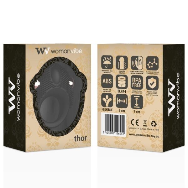 Womanvibe Thor — Vibrating Cock Ring, Silicone — Couples — view 2