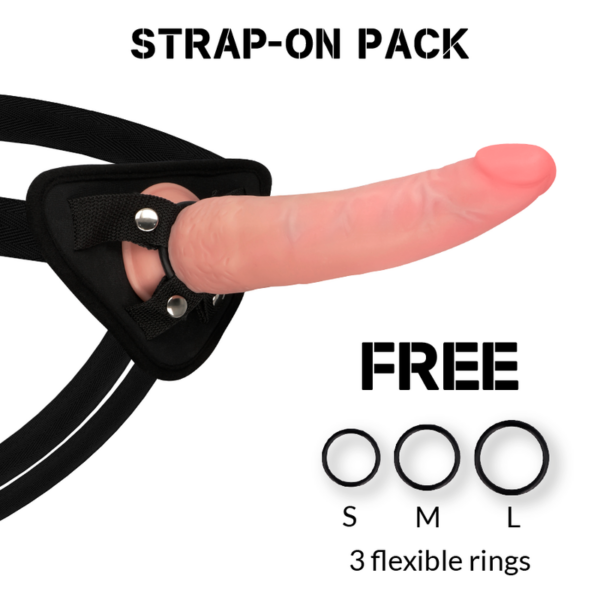 Rockarmy Crusader — Strap-On Dildo, Dual Density, 21.5 cm — Non-Vibrating Harnesses