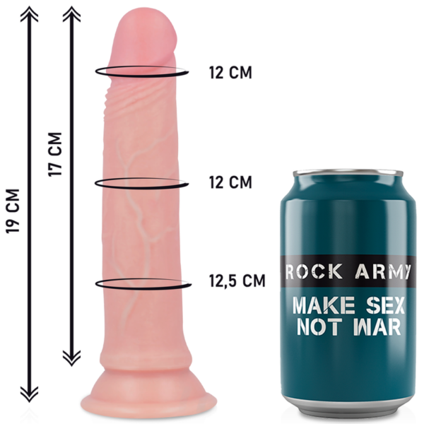 Rockarmy Avenger — Strap-On Dildo, Silicone, 19 cm — Non-Vibrating Harnesses — view 8